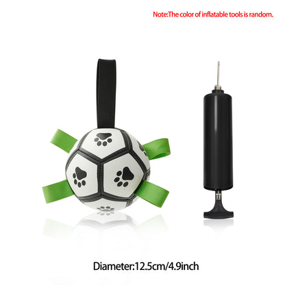 Juguete de fútbol inflable de entrenamiento para perros