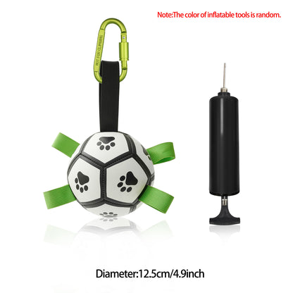 Juguete de fútbol inflable de entrenamiento para perros