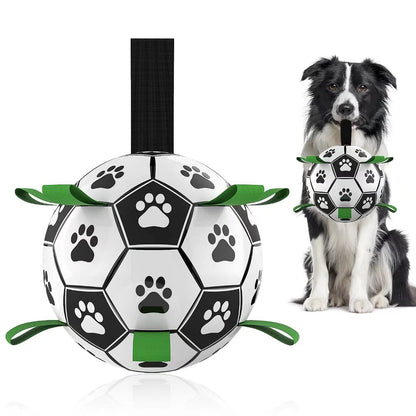 Juguete de fútbol inflable de entrenamiento para perros